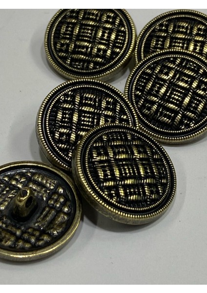 Trençkot Blazer Ceket Düğmesi Takımı Hasır Model Antik Siyah Atımlı fiyatları