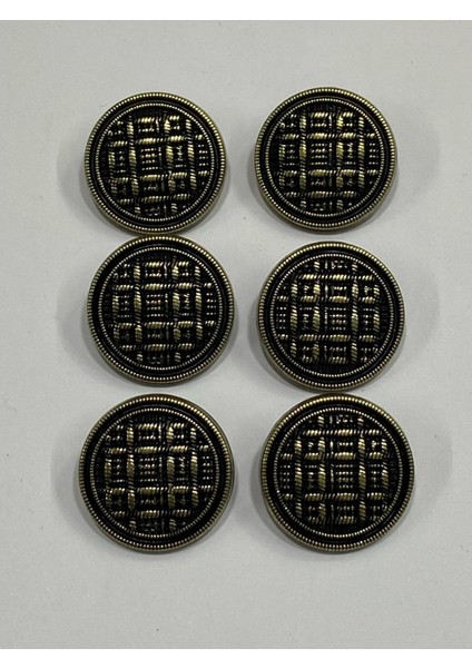 Trençkot Blazer Ceket Düğmesi Takımı Hasır Model Antik Siyah Atımlı modelleri