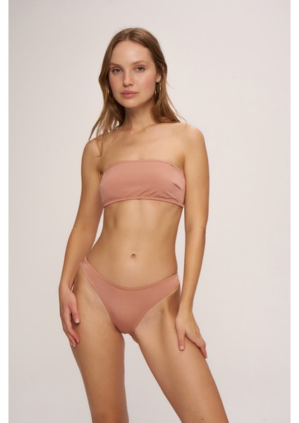 HR23BU010 Portgual Bandaj Straplez Bikini Üst