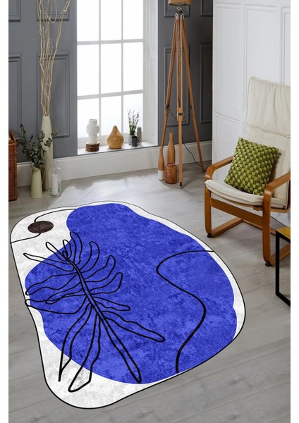 Dijital Baskılı Kaymaz Yıkanabilir Çiçekli Lazer Kesim Mutfak Salon Halısı, Lazer-17-Mor, modelleri