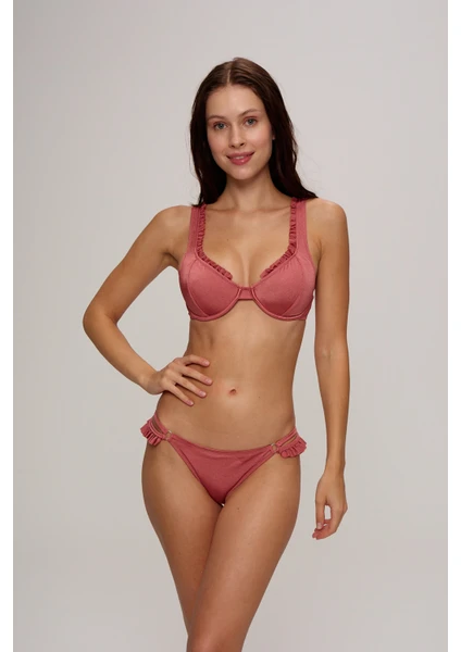 Pierre Cardin HR23BT002 Cece Fırfırlı Balenli Bikini Takım