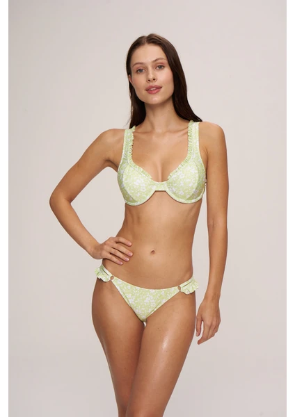 Pierre Cardin HR23BT002 Cece Fırfırlı Balenli Bikini Takım