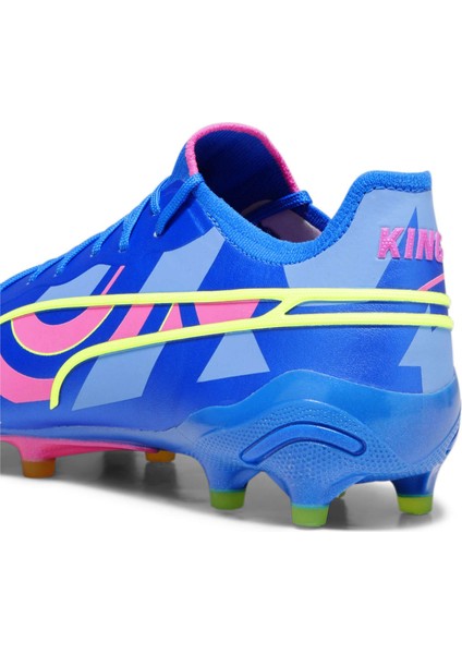 Erkek Ultra Blue-Luminous Pink-Luminous Blue Puma Kıng Ultımate Energy Fg/ag Mavi Erkek Krampon modelleri