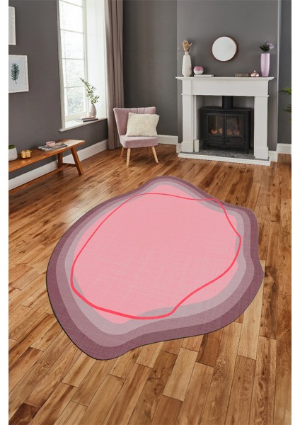 Dijital Baskılı Kaymaz Yıkanabilir Modern Lazer Kesim Mutfak Salon Halısı, Lazer-19-Kırmızı, fiyatları