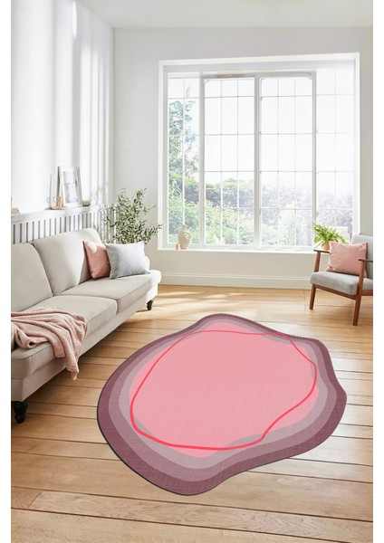 Dijital Baskılı Kaymaz Yıkanabilir Modern Lazer Kesim Mutfak Salon Halısı, Lazer-19-Kırmızı, indirimleri