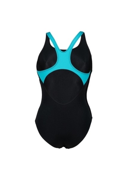 W Swimsuit Swim Pro Back Graphic Black Martinica Çocuk Yüzücü Mayosu 007339581