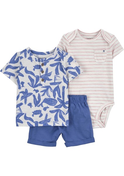 Erkek Bebek 3lü Set
