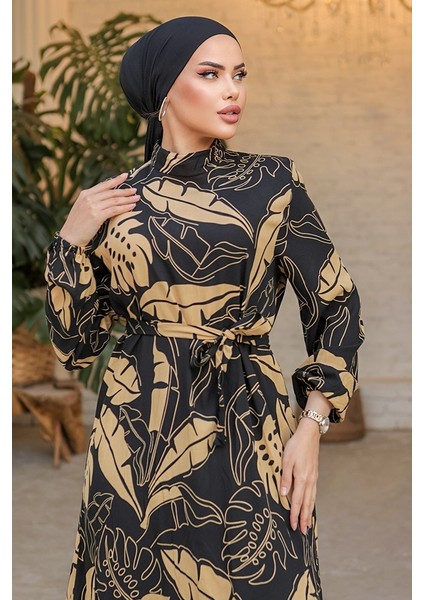 Eliy Dokuma Viskon Elbise 830 - Vizon fiyatları