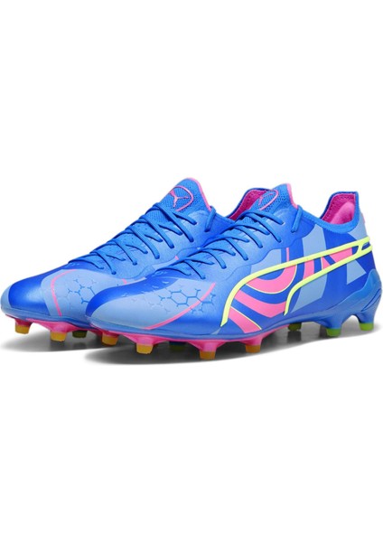 Erkek Ultra Blue-Luminous Pink-Luminous Blue Puma Kıng Ultımate Energy Fg/ag Mavi Erkek Krampon fiyatları