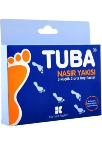 Kurtsan Ilaçları Tuba Nasir Yakisı - Antıseptik Keçe Yastıklı Nasir Sökücü 1 Kutu