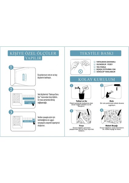 Çiçek ve Yaprak Desenli Tarzı Duvar KAĞIDI-5576