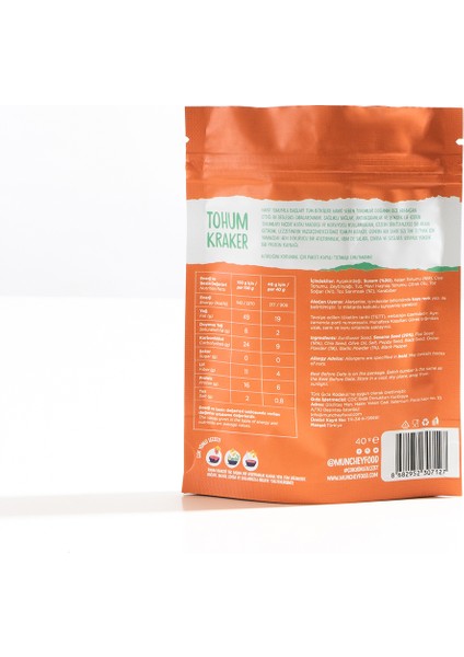 Soğan ve Sarımsaklı Tohum Kraker 40 gr