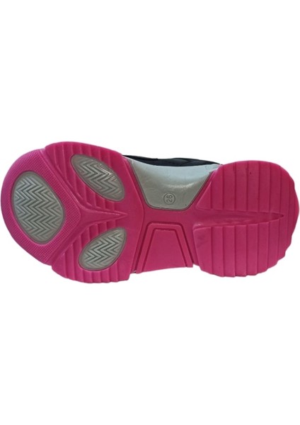 Kids 1387 Pt. Çocuk (26-30) Siyah-Fosfor-Fuşya Bot