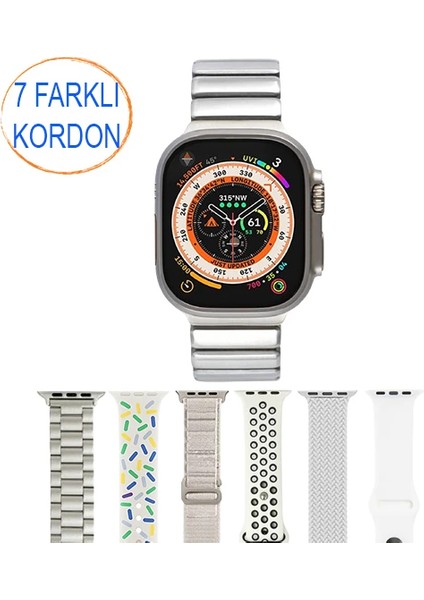 Sanal Ticaretiniz Watch 8 Sport Edition ( 7 Kordonlu ) Akıllı Saat