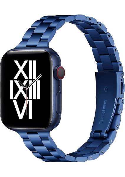 Apple Watch Se 40 mm FC389 Ultra Ince Metal Bakla Kordon Kayış