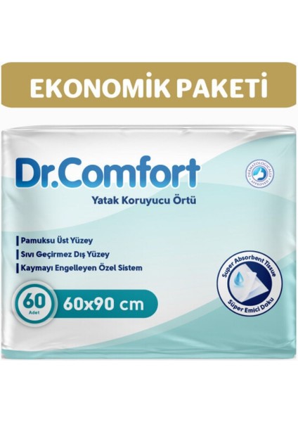 Dr Comfort 60X90 Yatak Koruyucu Örtü 60 Adet