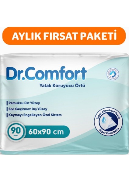 Dr Comfort 60X90 Yatak Koruyucu Örtü 90 Adet