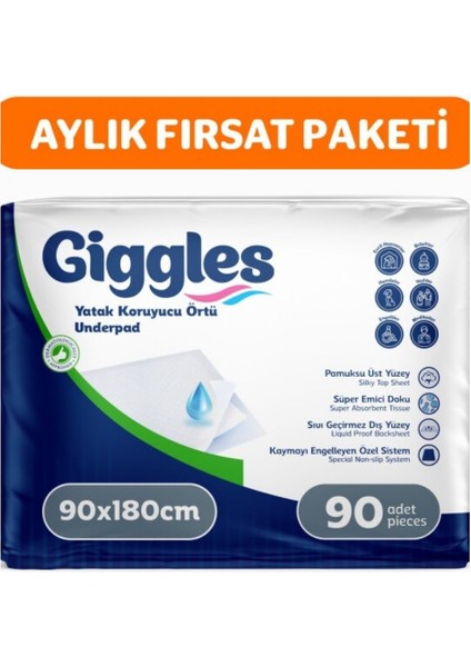 90X180 Yatak Koruyucu Örtü 90 Adet