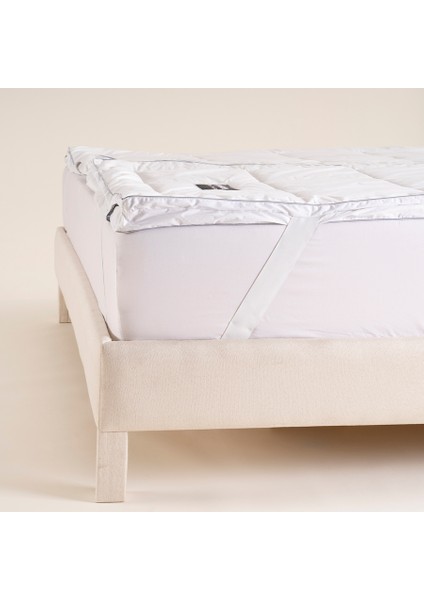 %100 Pamuk Yün Fermuarlı 2'ye Ayrılabilen Topper 200x200 cm - Nature Comfort Serisi fiyatları
