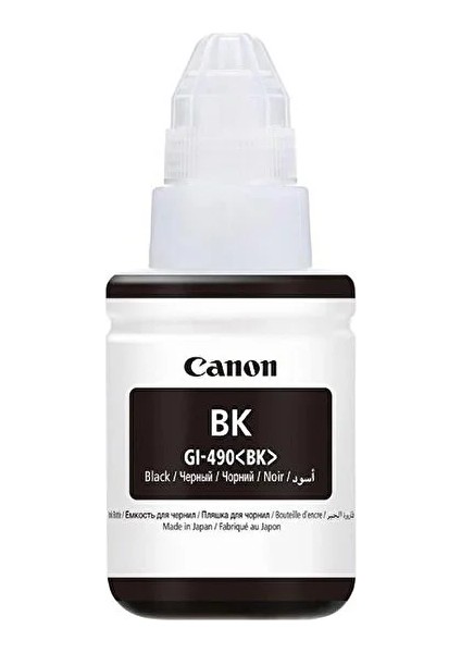 Clorpack Canon GI-490 / 0663C001 Siyah Uyumlu Mürekkep Kartuş