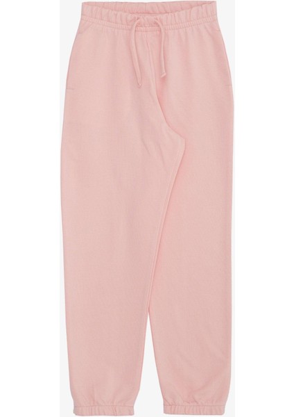 Kız Çocuk Alt Bağcık Aksesuarlı Beli Paçası Lastikli 4-8 Yaş, Pembe
