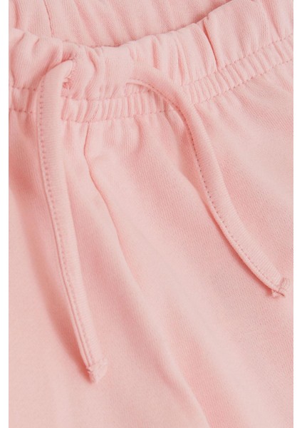 Kız Çocuk Alt Bağcık Aksesuarlı Beli Paçası Lastikli 4-8 Yaş, Pembe