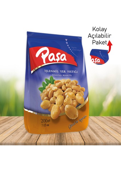 Paşa Kuruyemiş İşlenmiş Yer Fıstığı 200 gr x 4 Adet