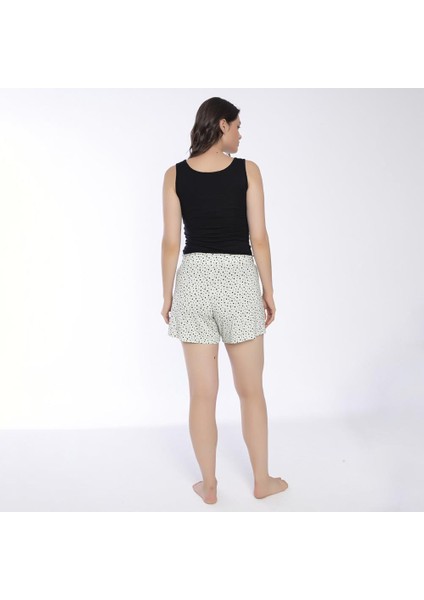 C840-761 Kadın Viskon Geniş Askılı Short Takım modelleri