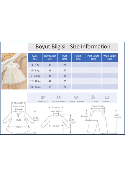 Brodeli Kısa Kollu Yazlık Kız Bebek Tül Elbise