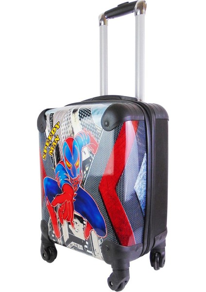 Spiderman Speedy Man Erkek Çocuk Valizi Siyah fiyatları