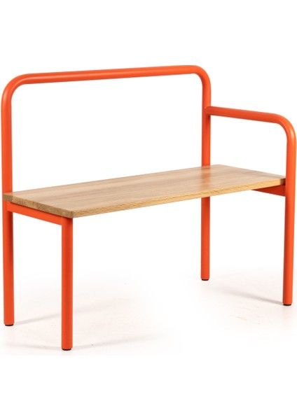 U Bench Mercan Meşe