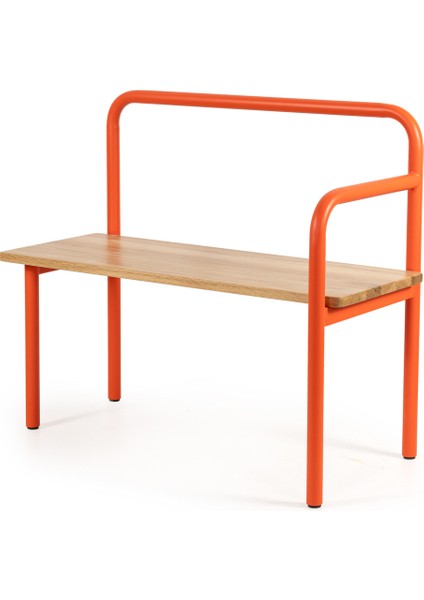 U Bench Mercan Meşe