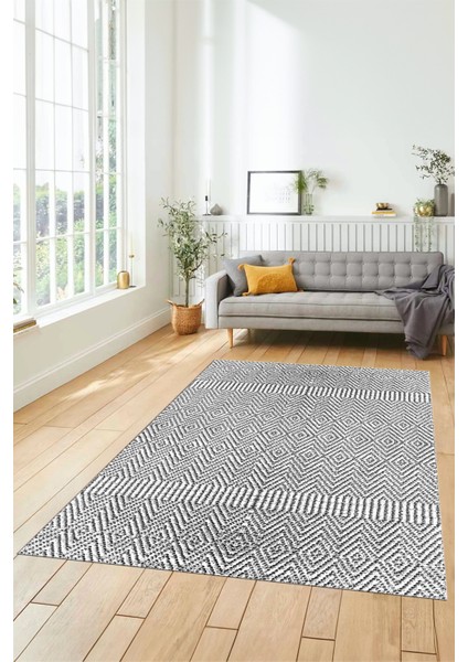 Dijital Baskılı Kaymaz Taban Yıkanabilir Sade Desen Yolluk Mutfak Salon Halısı, Sade-18-Beyaz, modelleri
