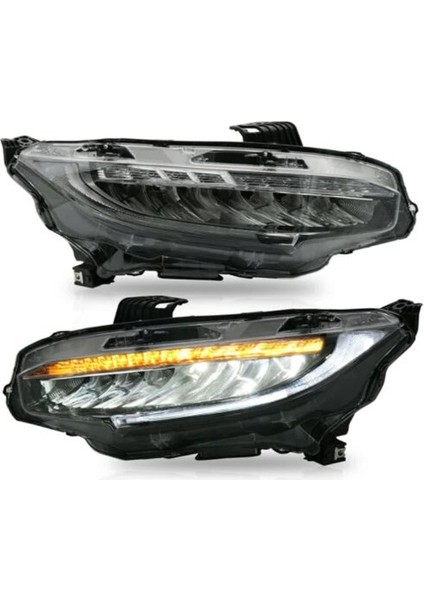 Honda Civic Ön Sağ-Sol Set Far Ledli Sedan Hatcback 2016-2021 fırsatları