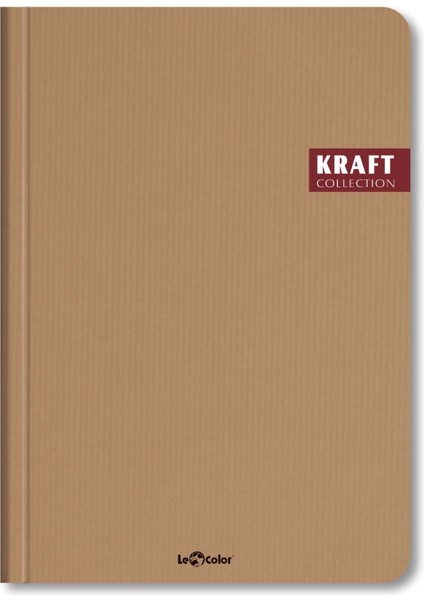 Kraft Ofis Defter Çizgili Kahve