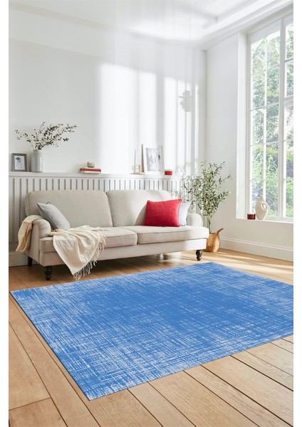 Dijital Kaymaz Taban Yıkanabilir Sade Düz Desen Yolluk Mutfak Salon Halısı, Sade-14-Mavi, modelleri