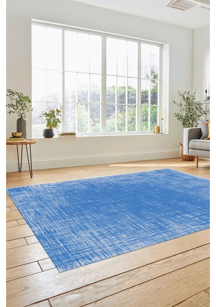 Dijital Kaymaz Taban Yıkanabilir Sade Düz Desen Yolluk Mutfak Salon Halısı, Sade-14-Mavi, indirimleri