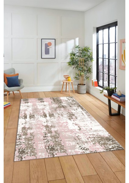 Dijital Baskı Kaymaz Yıkanabilir Sade Düz Renk Tasarım Yolluk Mutfak Salon Halısı, Sade-44-Pembe, modelleri
