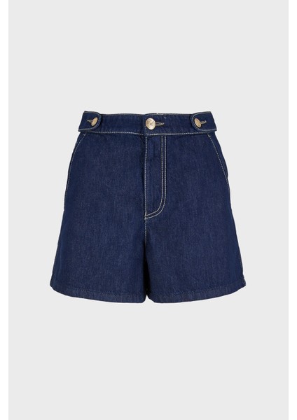 Yüksek Bel Regular Fit Denim Short Kadın Short 3D2J6D 2DM1Z 0941 indirimleri