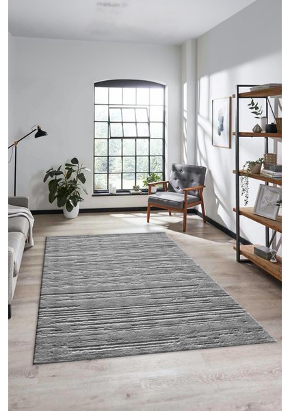Düz Renk Sade Motifli Dijital Kaymaz Taban Yıkanabilir Yolluk Salon Halısı, Sade-32-Gri, modelleri