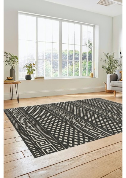 Kilim Desenli Dijital Kaymaz Yıkanabilir Sade Yolluk Mutfak Koridor Salon Halısı Sade-21-Krem modelleri
