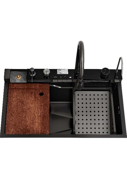 Lena Nano Black-Siyah Mutfak Evye Seti (Batarya Dahil)