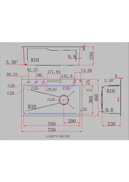 Lena Nano Black-Siyah Mutfak Evye Seti (Batarya Dahil) modelleri