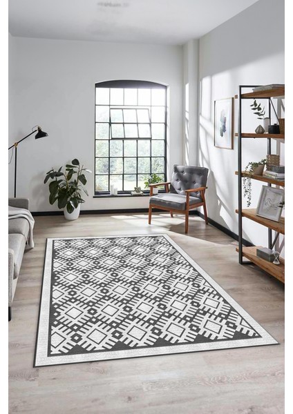 Kilim Desenli Dijital Kaymaz Yıkanabilir Sade Yolluk Mutfak Koridor Salon Halısı, Sade-19-Beyaz, indirimleri