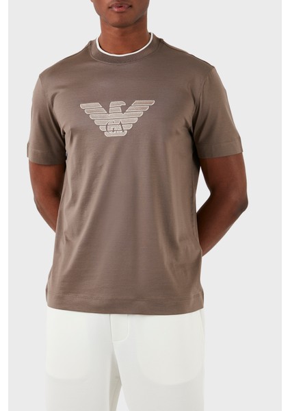 Pamuklu Regular Fit Bisiklet Yaka T Shirt Erkek T Shirt 3D1TD4 1juvz 04B6 modelleri