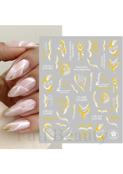 Levha Fransız Dantel Mermer Nail Art Etiketler Çıkartmaları Kendinden Yapışkanlı Platin Tasarım Nail Art Ipuçları Kadın Kızlar Tırnak Dekorasyon (Yurt Dışından)