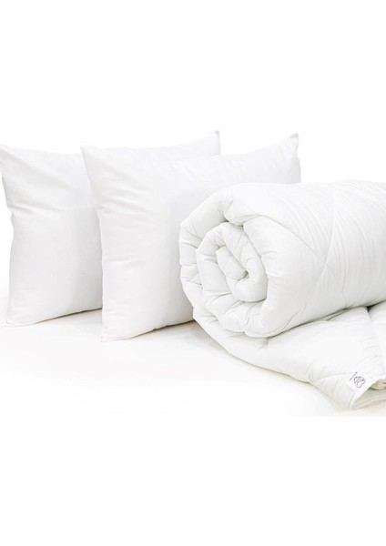 Antialerjik Silikon Çift Kişilik Yorgan (2 Adet Microfiber Yastık Hediyeli) modelleri