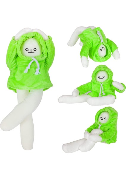 Muz Adam Bebek, 16 Inç Kawaii Dolması Peluş Muz Oyuncak Mıknatıslı Değiştirilebilir Peluş Yastık Oyuncak Komik Adam Bebek Dekompresyon Oyuncak Erkekler Kızlar (Yurt Dışından)