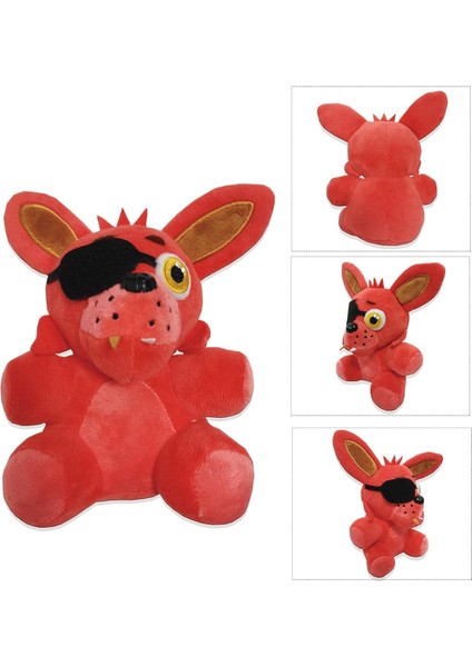 Zmapu Fnaf Fazbear Peluş Foxy Peluş Solmuş Mor Tavşan Peluş Doldurulmuş Hayvan Peluş Şekil Oyuncaklar Çocuklar Için Hediye, Fnaf Güvenlik Ihlali Peluş Aşıklar Için (3 Adet) (Yurt Dışından)