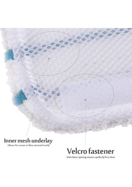 Mikrofiber Buharlı Mops Yedek Siyah + Katlı Buharlı Paspas 1600 Serisi Fsm 1610 Fsm 1630 SMH1621 HSMC1300 4 Paket (Yurt Dışından) fırsatları